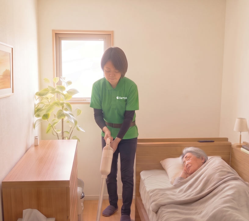 ご自宅での介助の様子
